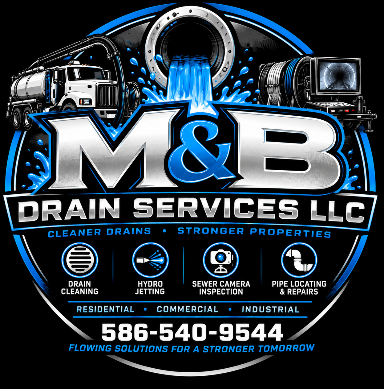 M&B Drain Services LLC logo